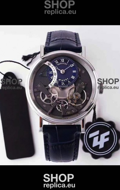 Breguet Tradition 7057BR/R9/9W6 Steel Casing Dual Tourbillon Swiss Replica Watch