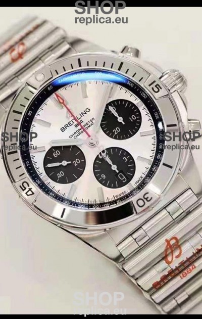 Breitling Chronomat B01 42 Edition Swiss 904L Steel Casing Silver Dial 1:1 Mirror Replica Watch