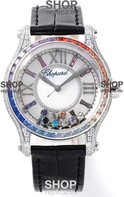 Chopard Happy Sport Swiss Automatic Replica Watch - Steel Casing - 36MM Wide 