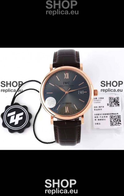IWC Portofino Automatic 1:1 Mirror Quality Rose Gold Casing Swiss Replica Watch