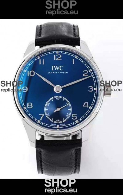 IWC Portofino Automatic 1:1 Mirror Quality Blue Dial Steel Casing Swiss Replica Watch