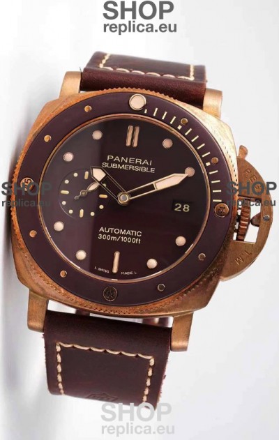 Panerai Submersible PAM968 Bronzo 1:1 Mirror Quality Replica Swiss P9010 Movement