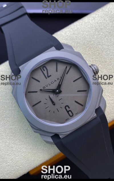 Bvlgari Octo Finissmo Edition 1:1 Mirror Replica Sandblasted Ceramic Casing
