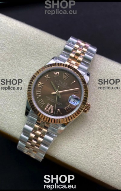 Rolex Datejust 278271 31MM Swiss Replica in 904L Steel in Brown Dial - 1:1 Mirror Replica