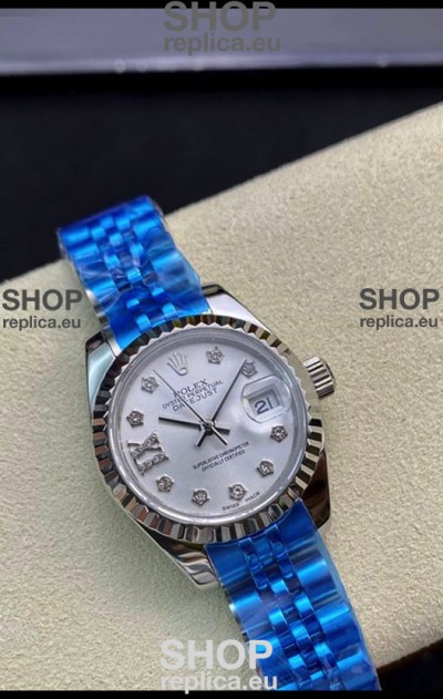 Rolex Datejust 179174 28MM Swiss Replica in 904L Steel in White Dial - 1:1 Mirror Replica
