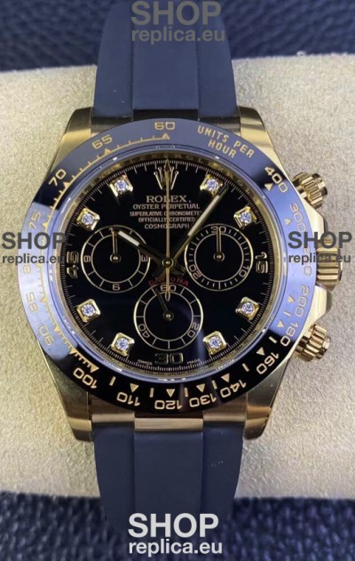Rolex Cosmograph Daytona 116518LN Yellow Gold Original Cal.4130 Movement - 904L Steel Watch