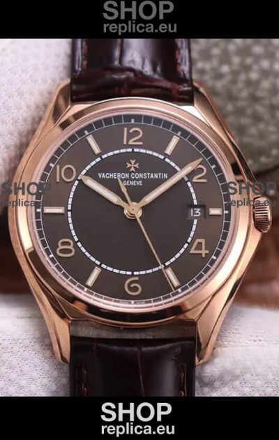Vacheron Constantin FiftySix Rose Gold Watch in 1:1 Mirror Replica Watch