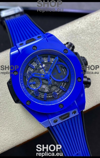 Hublot Big Bang Unico Blue PVD 1:1 Mirror Edition Swiss Replica Watch