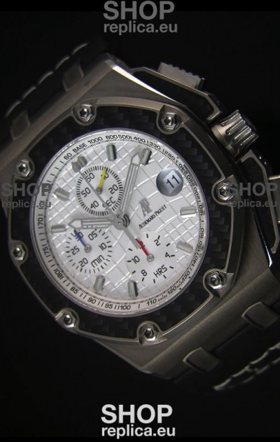 Audemars Piguet Royal Oak Offshore Juan Pablo Montoya Swiss Watch 3120 Movement White Dial - 1:1 Mirror