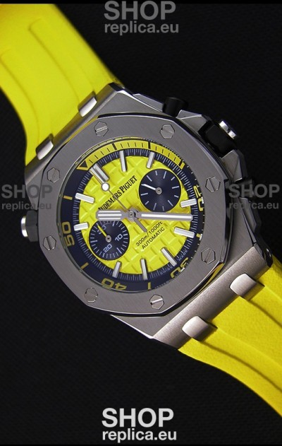 Audemars Piguet Royal Oak Offshore Diver Chronograph Swiss Quartz Replica Watch in Yellow
