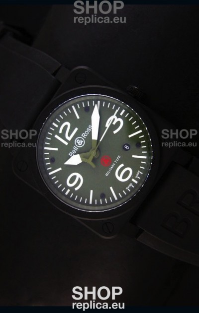 Bell & Ross BR03-92 Green Dial Swiss Replica Watch