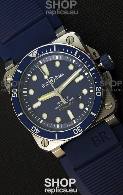 Bell & Ross BR03-92 Diver Blue Swiss Replica Watch 1:1 Mirror Replica