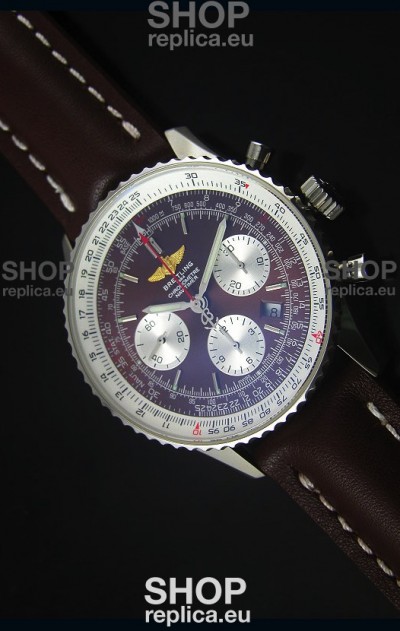 Breitling Navitimer 01 Brown Dial Steel Case 1:1 Mirror Swiss Replica Watch
