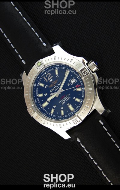 Breitling Chronometre COLT 41 Blue Dial Swiss Automatic Replica Watch 