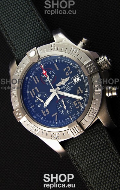 Breitling Avenger BANDIT Titanium Case Swiss Replica Watch Black Dial 1:1 Mirror Replica Watch