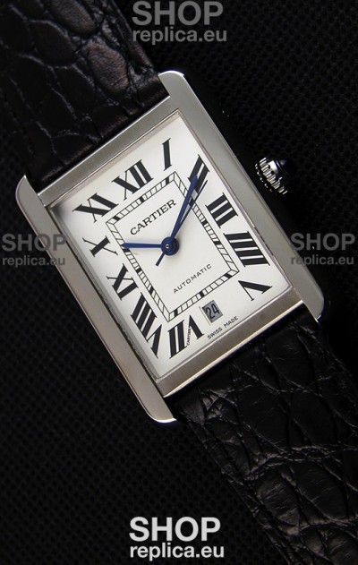 Cartier Tank Solo Swiss Automatic Watch in Steel Strap 31MM Wide 