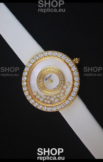 Chopard Happy Dreams 36MM White Strap in White Dial
