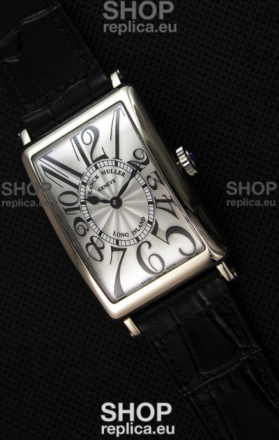 Franck Muller Long Island Ladies Replica Watch in Swiss Quartz Movement Black Strap 