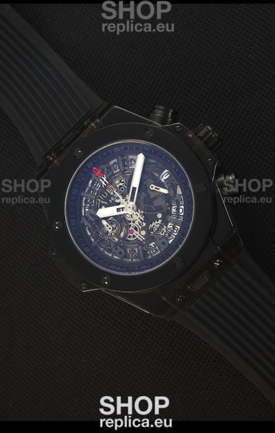 Hublot Big Bang Unico All Black Sapphire Quartz Replica Watch 45MM