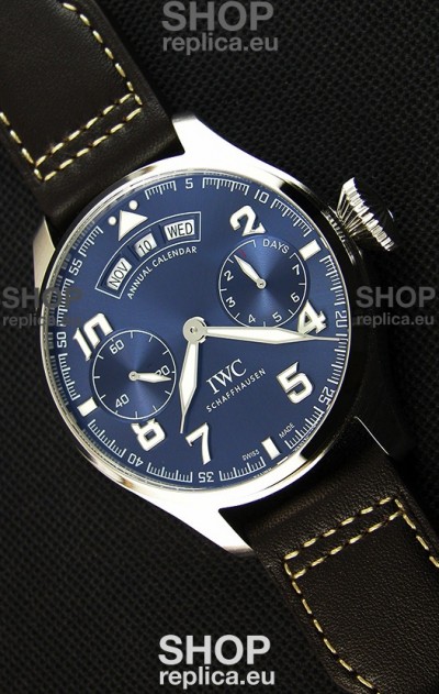 IWC Big Pilot Annual Calender Steel Blue Le Petit Prince Edition 1:1 Mirror Replica