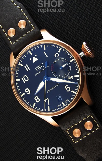 IWC Big Pilot's IW501005 Heritage Swiss Replica Watch - Functional Power Reserve 1:1 Mirror Replica