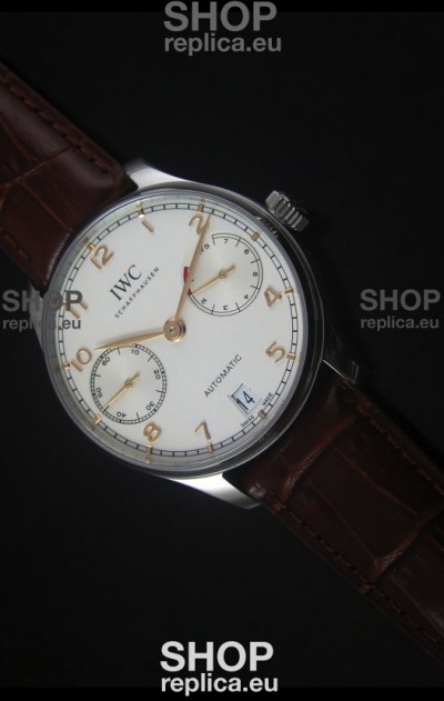 IWC IW500704 Portugieser Swiss 1:1 Mirror Replica Watch White Dial - Updated 2016 Version
