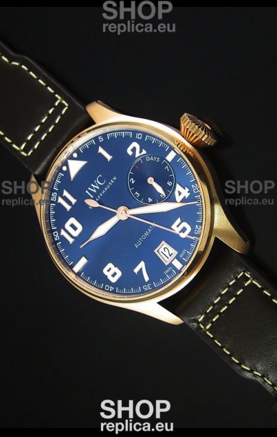IWC Big Pilot Rose Gold - Functional Power Reserve 1:1 Mirror Replica Watch