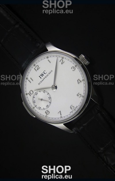IWC Portuguese Handwind Ref# IW5242 Swiss 1:1 Mirror White Dial Watch