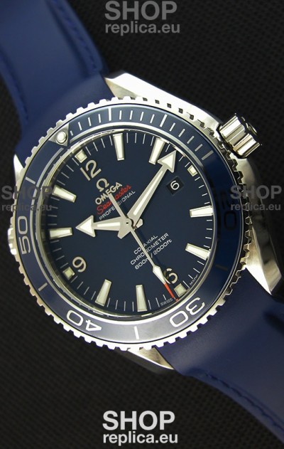 Omega Seamaster Planet Ocean Swiss Blue Strap Replica 45MM 1:1 Ultimate Edition Watch 