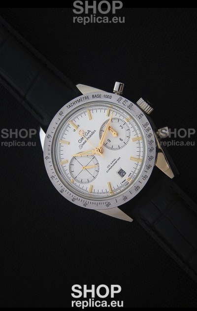 Omega Speedmaster 57 Co-Axial Chronograph Watch in Leather Strap