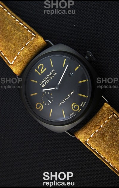 Panerai Radiomir Black Seal PAM292 Japanese Replica Watch in Black Dial 