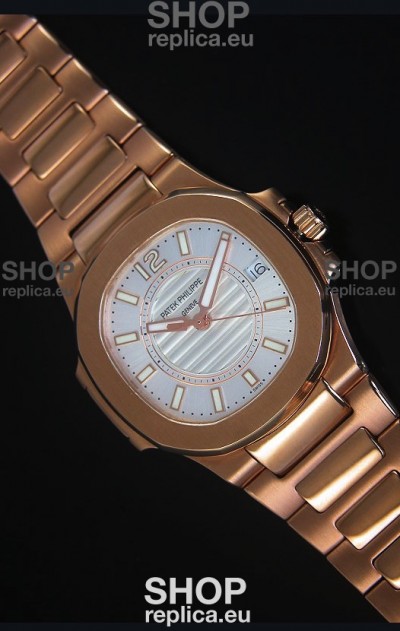 Patek Philippe Ladies Nautilus Rose Gold Watch 36MM 