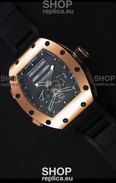 Richard Mille RM069 Tourbillon Erotic Pink Gold Case Replica Watch 