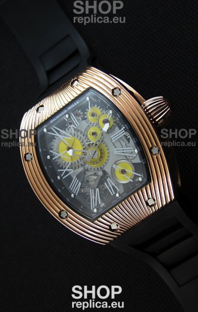 Richard Mille RM 018 Tourbillon Hommage A Boucheron Swiss Watch Yellow Gold Case