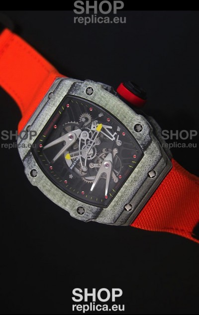 Richard Mille RM027 Tourbillon Rafael Nadal Edition Swiss Watch in Forged Carbon Case