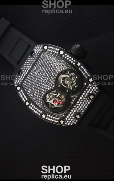 Richard Mille RM053 Tourbillon Pablo Mac Donough Swiss Replica Watch in PVD Case