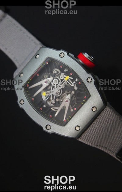 Richard Mille RM027 Tourbillon Rafael Nadal Edition Swiss Watch in Titanium Case