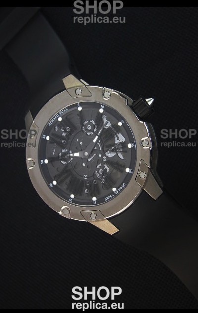 Richard Mille RM033 Extra Flat Edition Titanium Swiss Replica Watch Roman Numerals