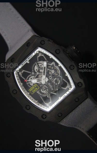 Richard Mille RM35-01 Rafael Nadal Edition Swiss Replica Watch Grey Nylon Strap