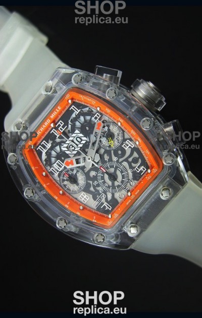Richard Mille RM056-1 Tourbillon Felipe Massa Chronograh Orange Bezel Watch