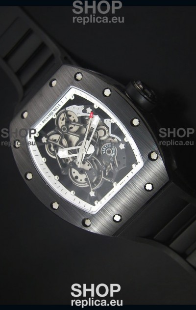 Richard Mille RM055 Ceramic Case Watch in White Inner Bezel