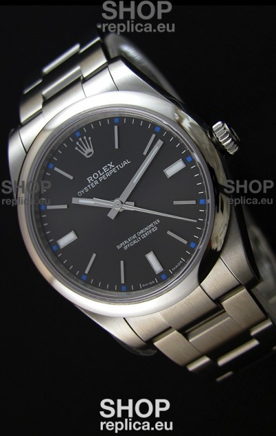 Rolex Oyster Perpetual Cal.3132 Movement Swiss Black Dial Oyster Strap - Ultimate 904L Steel Watch 
