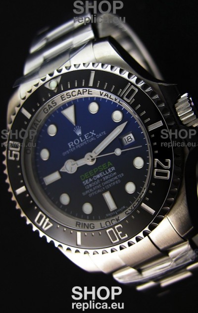 Rolex Sea-Dweller REF# 116660 Deep Sea Blue Swiss Replica 1:1 Mirror - Ultimate 904L Steel Watch 