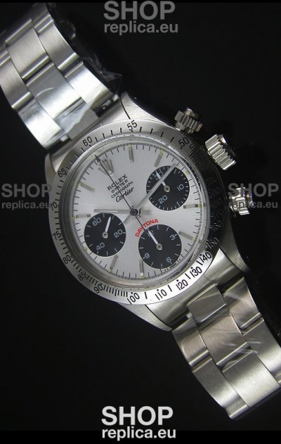 Rolex Daytona Vintage 6263 for CARTIER Edition Swiss Replica Watch with Steel Bezel