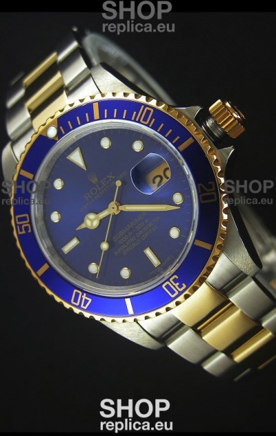 Rolex Submariner 16613 Two Tone Swiss Replica 1:1 Watch with Swiss 3135 Movement 