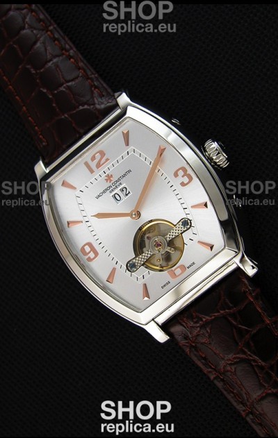 Vacheron Constantin Malte Japanese Tourbillon Replica Watch White Steel Dial
