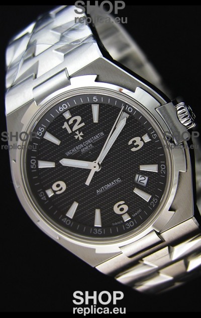 Vacheron Constantin Overseas Black Dial Swiss Replica Watch 