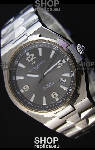 Vacheron Constantin Overseas Grey Dial Swiss Replica Watch 