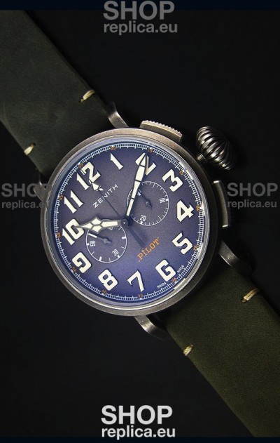 Zenith Pilot Heritage Edition Ton-Up 1:1 Mirror Swiss Replica Watch