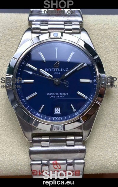 Breitling Chronomat Automatic GMT 40 Blue Dial 1:1 Mirror Swiss Replica Watch
